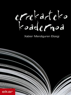 cover image of Errekarteko koadernoa